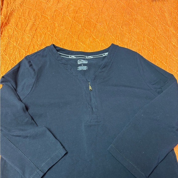 Ralph Lauren Black Fitted 3/4 Sleeve Blouse - Picture 2 of 6